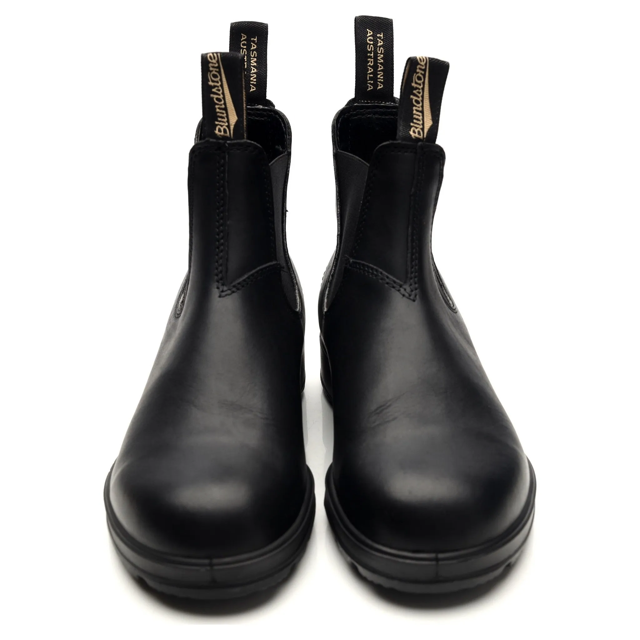 '1308' Black Leather Chelsea Boots Uk 6