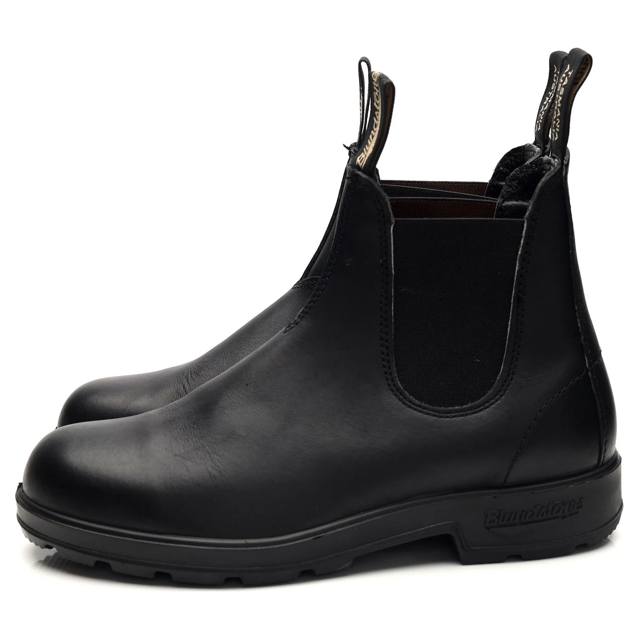 '1308' Black Leather Chelsea Boots Uk 6