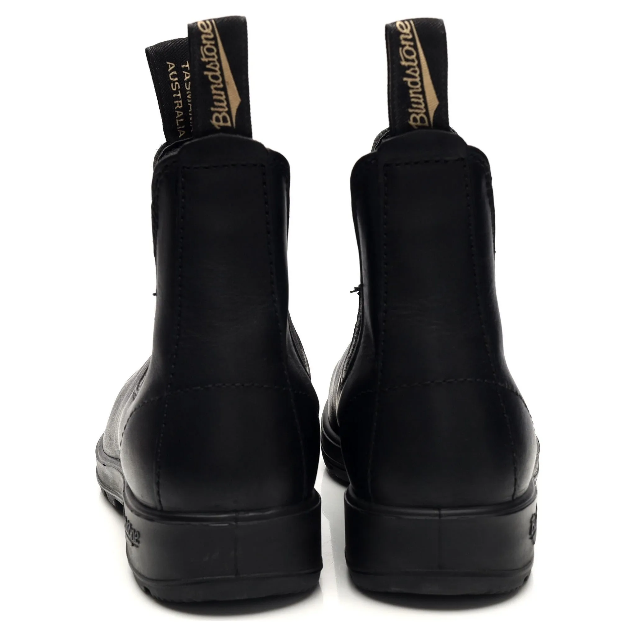 '1308' Black Leather Chelsea Boots Uk 6