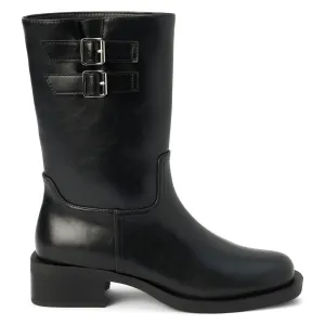 Basil Square Toe Pull On Motorcycle Boots