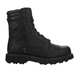 Boxbury Logo Round Toe Motorcycle Boots