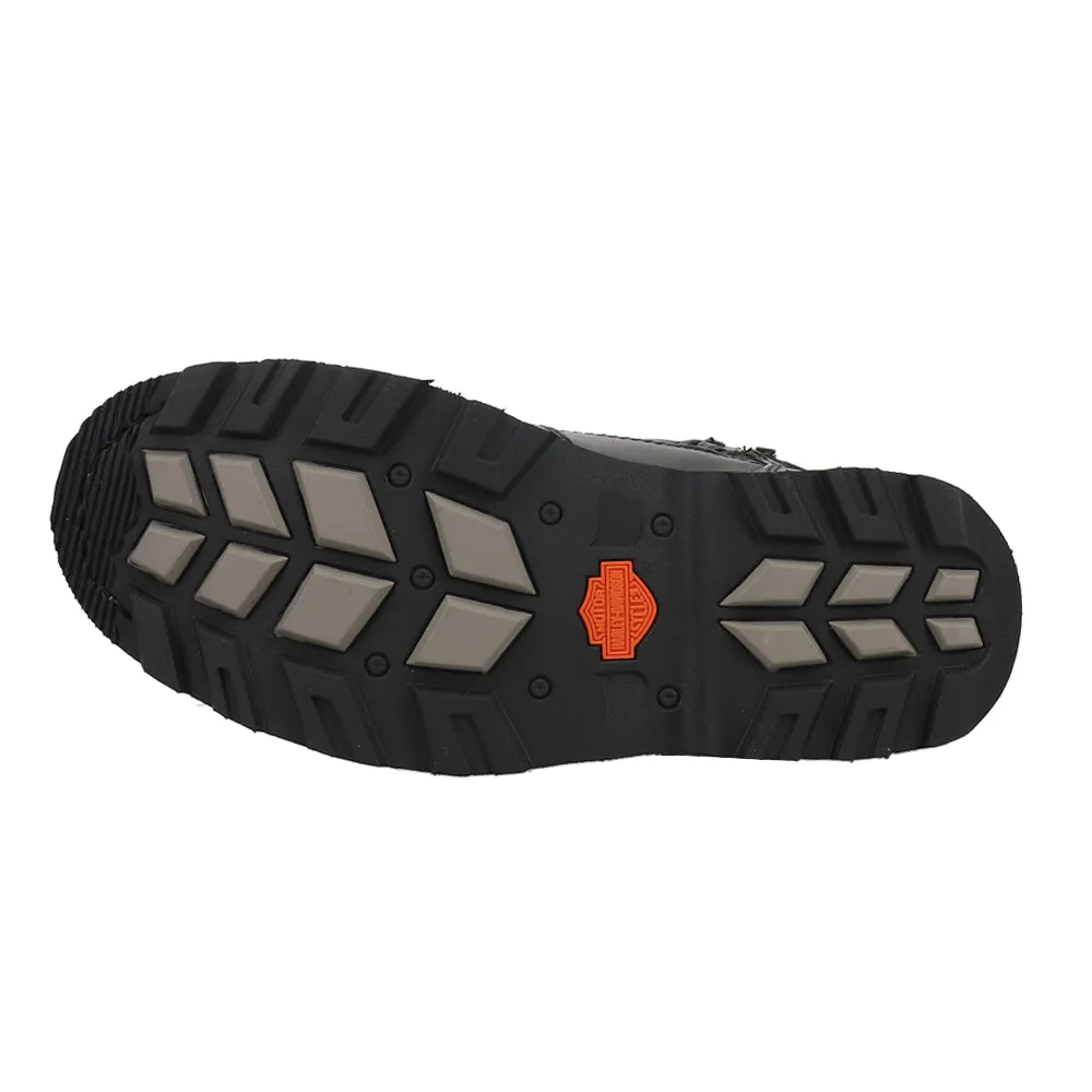 Boxbury Logo Round Toe Motorcycle Boots