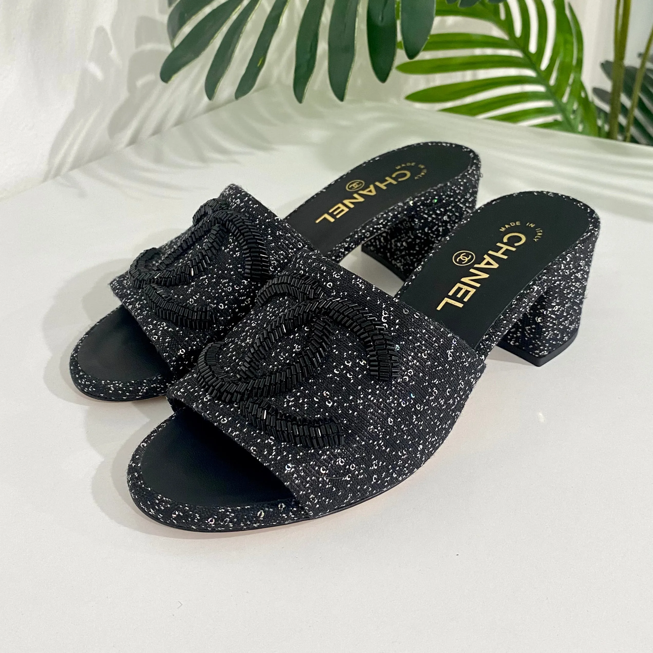 Chanel 2019 CC Mules
