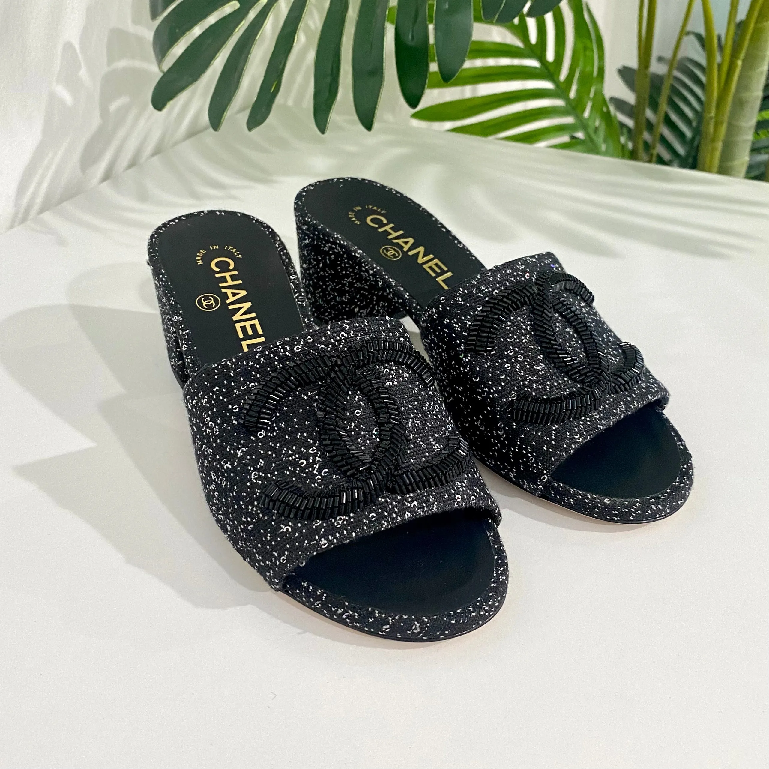 Chanel 2019 CC Mules