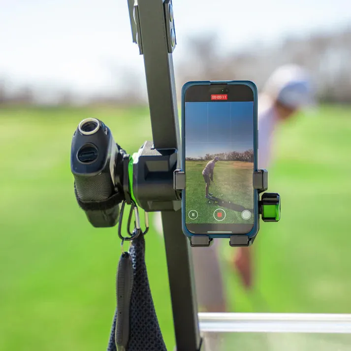 RiderStack Magnetic Golf Cart Phone Holder & Accessory Mount